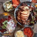 [증평 족발 맛집] 달밤족발 증평직영점 - 쫀득한 달밤 튀김족발 반반 후기