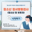 청소년정서행동검사(청소년 및 보호자용) 이미지