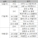 이번주 월드컵 직전 평가전 일정이라는데 이미지