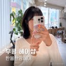 부평미용실 트렌디한 펌 C컬펌 만족후기 &#39;한올한땀헤어&#39; 헤어샵