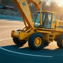 굴착기운전기능사 A반(실기) | 굴착기운전기능사 실기 S자 코스 통과 공식 및 주행 시간 합격을 결정짓는 결정적 디테일