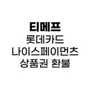 나이스관광 | 티몬 롯데카드 나이스페이먼츠 국민관광상품권 환불 후기 티메프 사태