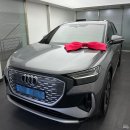 인주대로2L | 아우디 전기차 Q4 etron 프리미엄 (타이푼 그레이 색상) 구매 후기 - feat.아우디 인천전시장