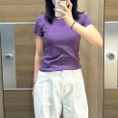 [파르티멘토우먼] PWC RIBBED EVERYDAY SHORT SLEEVE - 딥플럼 후기