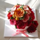 홈수제 앙금플라워 떡케이크 만들기 이미지