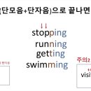 🔹️2과.동사 ing 만드는규칙 이미지