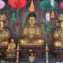 진주 청곡사 목조석가여래삼존좌상 이미지