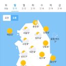 오늘의 날씨🌞☔️☃️, 2024년 2월 11일 일요일 이미지