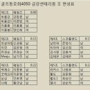 골프동호회4050 9월 27일 금강센테리움 조편성표 이미지