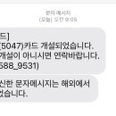 스미싱 문자와 함께 오는 해외 발송 문자 ㅋ 이미지