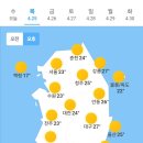 오늘의 날씨🌞☔️☃️, 2024년 4월 25일 목요일 이미지