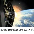 우주에 도착한 한화시스템 ‘소형 SAR위성’ 모습 공개 이미지