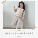 슈슈앤크라 봄맞이 쇼핑 후기(발레리 튜튜원피스, 맨투맨, 가디건 6Y)
