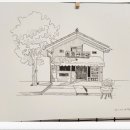 오후의 일상 스케치 이미지