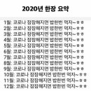 2020년 달력 한장으로 요약하면~~~~~~~ 이미지