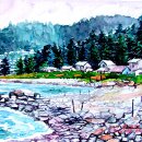 풍경수채화 이미지