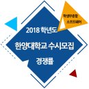 ★ 2018학년도 한양대학교 수시모집 경쟁률(학생부종합,소프트웨어) 이미지