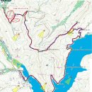 과녁바위산(374m), 중산(292m), 비네산(278m) 전남 담양 이미지