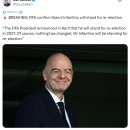 FIFA, 2027년 인판티노 재선 출마 공식화 이미지