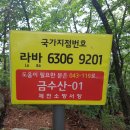 충북 제천 동산 국가지점번호 확인 이미지