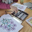 그린경로당 | 경로당 어르신 미술 프로그램 후기 - 컬러링과 꽃 이름 짓기 활동