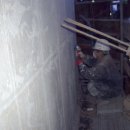 외벽 고무아스팔트 도막방수(1월 강원 고성에서...) 이미지