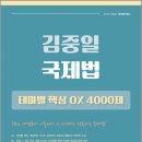 김중일 국제법 테마별 핵심 OX 4000제/김중일/마이패스북스 이미지