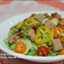 입맛돋구는 - 양상추 삼색파프리카 샐러드 - 이미지