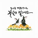감성 일러스트 캘리그라피 이미지