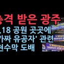 충격 받은 광주 - 5.18 공원 곳곳에 '가짜 유공자' 관련 현수막 도배 이미지