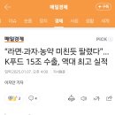 라면·과자·농약 미친듯 팔렸다, K-푸드 역대 최고 실적 이미지