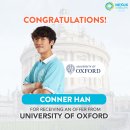 Nexus-Conner Han for receiving an offer from University of Oxford 이미지