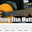 Noting else matters 기타 악보 이미지