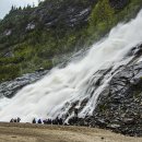 Mendenhall Glacier,Nugget Water Fall(Juneau.Alaska.America) 이미지