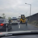 울산 아산로 영업용지게차와 승용차 추돌 사고 이미지