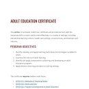 Adult Education Certificate 남궁은 이미지