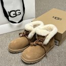 클래식 산책 | 오버로크 스티치 양모 칼라 부츠 (클래식 미니 포지)후기 /강아지 산책 신발 추천 /겨울 부츠 추천...