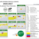 SIS-School calendar 2026 - 2027 이미지