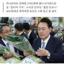 875원 ‘맞춤형’ 대파 손에 쥐고…윤 대통령 “합리적” 이미지