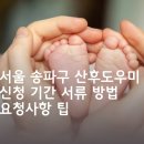 서울더케어복지용구 | 서울 송파구 산후도우미 신청 방법 업체 선정은 어떻게?