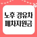 노후 경유차 폐차지원금