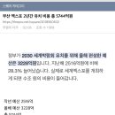 엑스포 2035년에 재도전 검토( 연간 약3천억씩 투자유치비용 발생중) 이미지