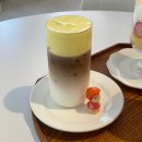 카페노랑 | 전포 카페거리 감성카페 버터럽 후기 | 노랑라떼 곰돌이 딸기케이크