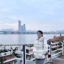여성 화이트 패딩 추천, 코인코즈 폭스퍼 벨트 패딩