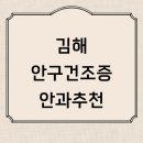 김해시 근처 안구건조증 치료 잘하는 전문병원 정보 추천 안과 치료기 ipl 렌즈 두통