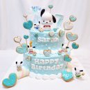오덕후 | 💙 포차코 캐릭터 케이크 주문 제작 후기 │ 샌리오덕후 아이 생일 대박 성공 💙