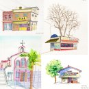 어반스케치(중급) 이미지