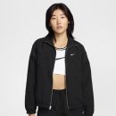 6305 | 나이키 윈드러너 루즈 UV 우븐 풀집 재킷 W 블랙 화이트 입어보니 핏이 예술이에요