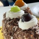 신들의풍차 | 하얀풍차 초코생크림 케이크 맛집이다! 화이트롤로 유명한 수원망포 레터링 케이크 후기