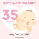 깜짝이 엄마 정뚠뚠, 임신35주증상 / 임신후기 / 배크기 / 일상 / 가족모임 / 임산부찜질방 / 빼빼로데이